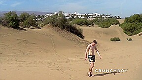 Fucking Raw In Exhib In The Beach In Maspalomas