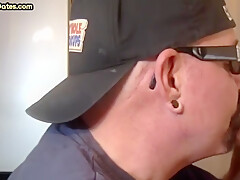 Gloryhole Bjdaddy Gets Fucked By Black Cock In Closeup