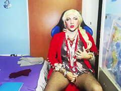 Home Croatian Crossdresser Dancing And Jerking His Cock