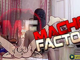 MachoFactory: Muscular Viktor Rom and Santi Noguera Have A Crazy Orgy Session