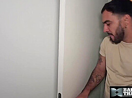 BAREBACKTHATHOLE Sebas Cortes Welcomes Douglas Smith Dick