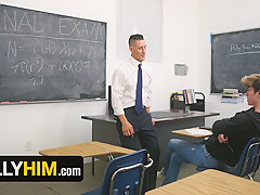 Jordan Is Close To Graduating But He Needs To Suck The Teacher Mr. Thirios Hard Cock To