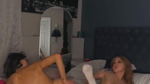 Hott Teen Gets Fucked By Milf For Her Christmas Gift 🎁