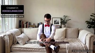 Your First Gay Experience with Nerdy Gay Friend Tyler – AI Generated POV JOI